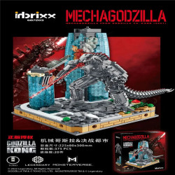 moc monster mecha godzilla in battle city bricks toys