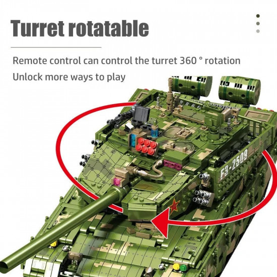 moc motorized 99a main battle rc tank bricks toys moc motorized 99a main battle rc tank bricks toys