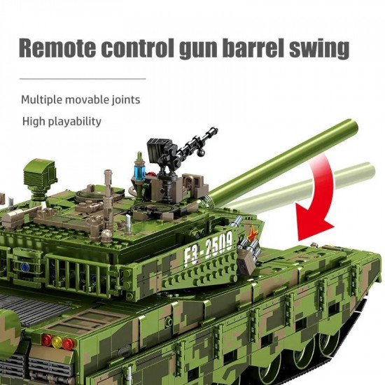 moc motorized 99a main battle rc tank bricks toys moc motorized 99a main battle rc tank bricks toys