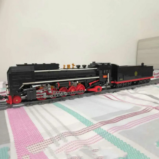 moc motorized app rc qj steam locomotive train bricks toys moc motorized app rc qj steam locomotive train bricks toys