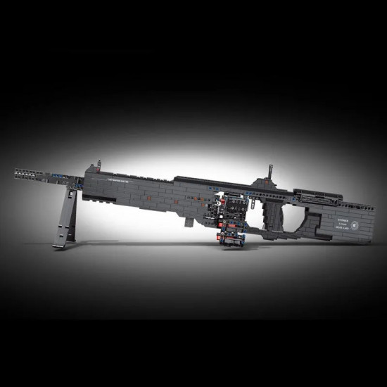 moc motorized burst light machine gun bricks toy 15003 moc motorized burst light machine gun bricks toy 15003