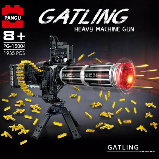 moc motorized gatling heavy machine gun bricks toy 15004 moc motorized gatling heavy machine gun bricks toy 15004