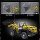 moc motorized pneumatic loader excavator truck bricks toys moc motorized pneumatic loader excavator truck bricks toys