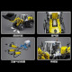 moc motorized pneumatic loader excavator truck bricks toys moc motorized pneumatic loader excavator truck bricks toys