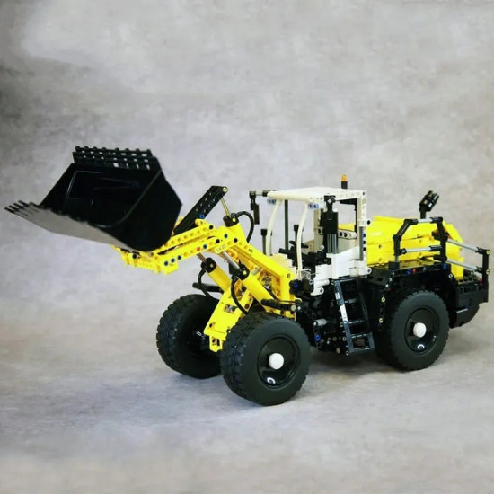 moc motorized pneumatic loader excavator truck bricks toys moc motorized pneumatic loader excavator truck bricks toys