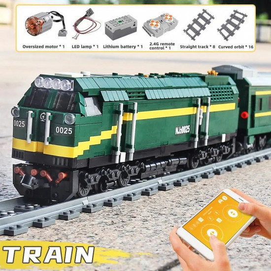moc motorized rc app nj2 locomotive diesel train bricks toy moc motorized rc app nj2 locomotive diesel train bricks toy