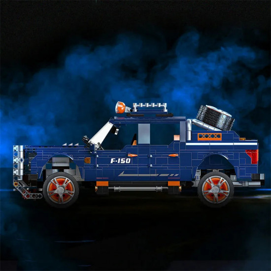 moc motorized rc ford f-150 raptor pickup truck bricks toy moc motorized rc ford f-150 raptor pickup truck bricks toy