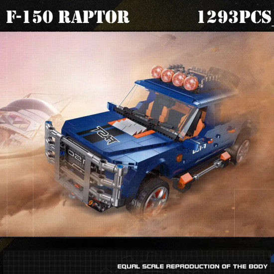moc motorized rc ford f-150 raptor pickup truck bricks toy moc motorized rc ford f-150 raptor pickup truck bricks toy