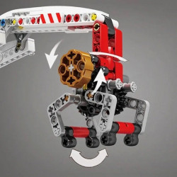 moc motorized rc pneumatic forest machine bricks toys