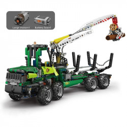 moc motorized rc pneumatic forest machine bricks toys