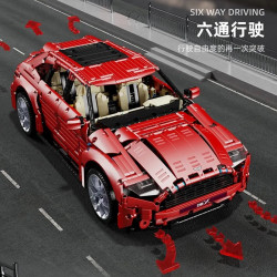 moc motorized rc racing aston martin dbx car bricks toy