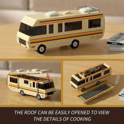 moc movie breaking bad rv car bricks toy