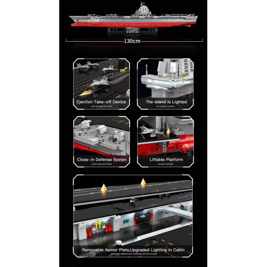 moc navy 003 military fujian aircraft carrier bricks toy moc navy 003 military fujian aircraft carrier bricks toy