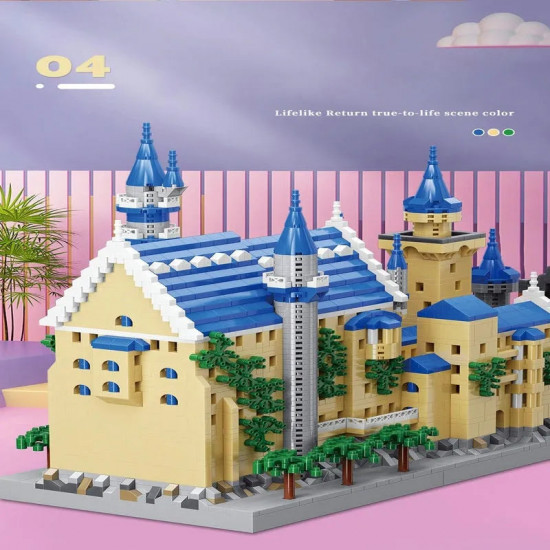moc neuschwanstein castle mini bricks toys 92041 moc neuschwanstein castle mini bricks toys 92041