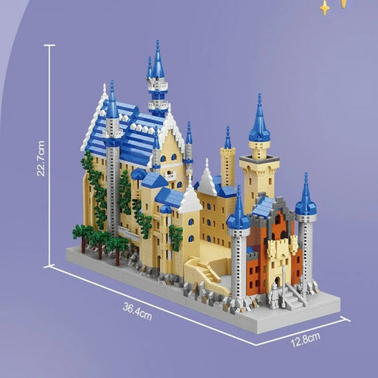 moc neuschwanstein castle mini bricks toys 92041 moc neuschwanstein castle mini bricks toys 92041