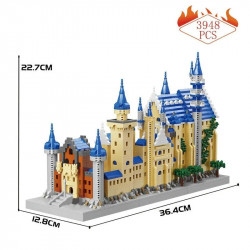 moc neuschwanstein castle mini bricks toys 92041