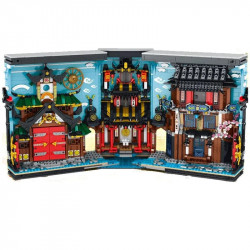 moc ninjago movie the ninja world book bricks toy