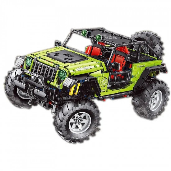 moc off-road jeep wrangler trailcat suv car bricks toy t5010a moc off-road jeep wrangler trailcat suv car bricks toy t5010a