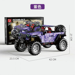 moc off-road rc suv jeep wrangler trailcat bricks toy t5010b