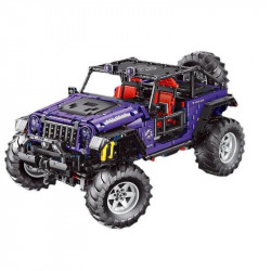 moc off-road suv jeep wrangler trailcat bricks toy t5010b