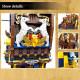 moc pirates caribbean blue sail ship bricks toys moc pirates caribbean blue sail ship bricks toys