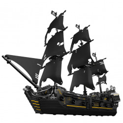 moc pirates of caribbean black pearl ship bricks toy