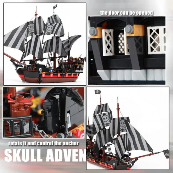 moc pirates of caribbean pirates skull ship adventures moc pirates of caribbean pirates skull ship adventures