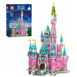 moc princess fairyland mitch pink castle bricks toys