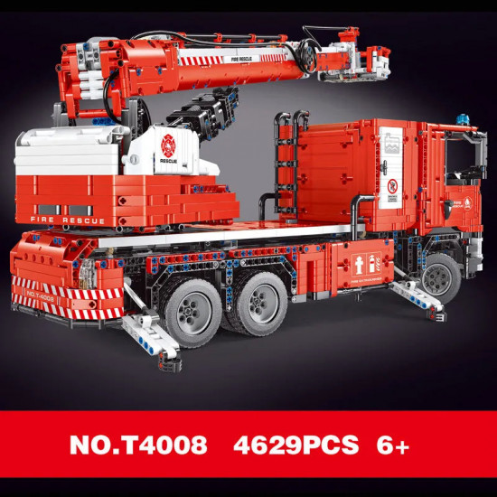 moc rc app city ladder water canon fire truck rescue bricks toy moc rc app city ladder water canon fire truck rescue bricks toy