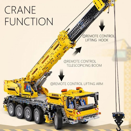 moc rc app heavy mobile lift crane trucks bricks kids toys moc rc app heavy mobile lift crane trucks bricks kids toys