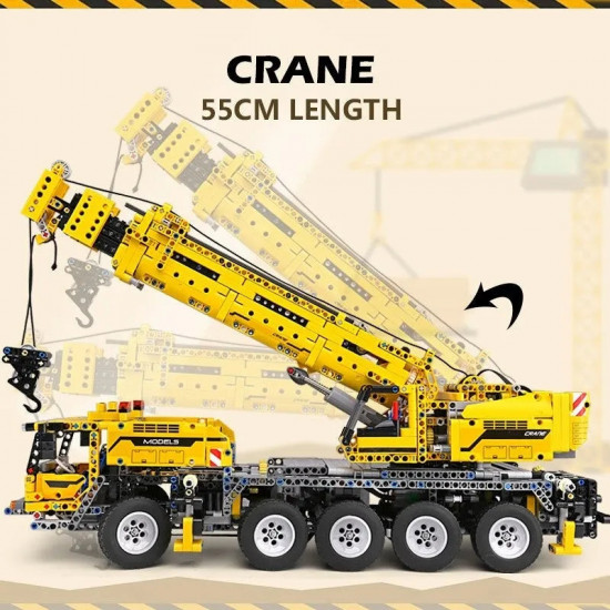 moc rc app heavy mobile lift crane trucks bricks kids toys moc rc app heavy mobile lift crane trucks bricks kids toys