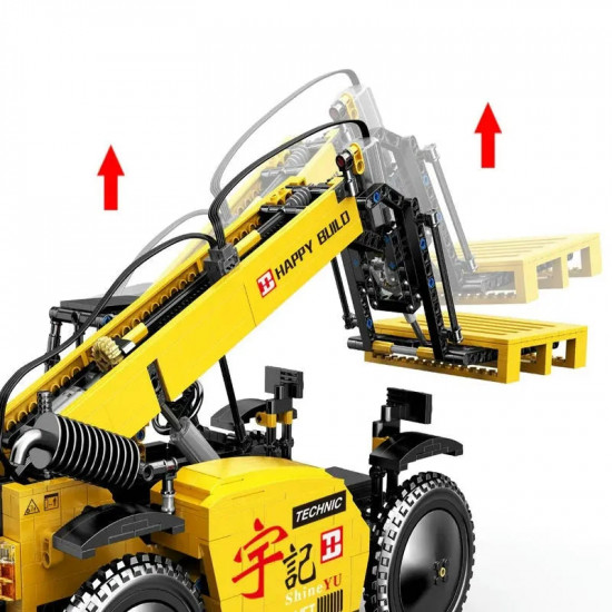 moc rc app motorized lift forklift truck bricks toys moc rc app motorized lift forklift truck bricks toys