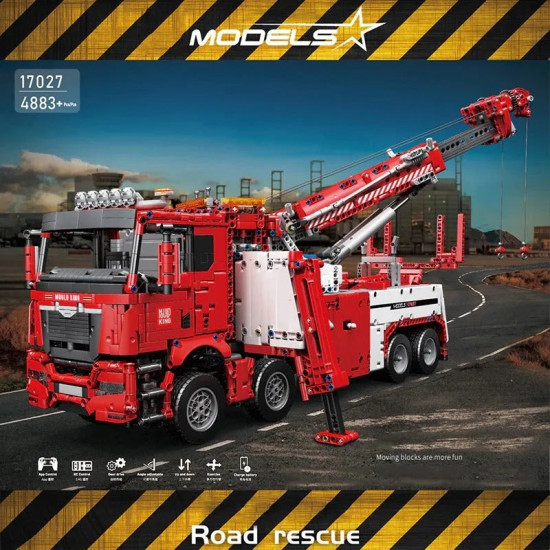 moc rc app motorized road city rescue truck bricks toys moc rc app motorized road city rescue truck bricks toys