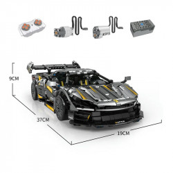 moc rc app super racing fll sp3 sports car bricks toys