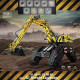 moc rc crawler all terrain truck excavator bricks toy 17018 moc rc crawler all terrain truck excavator bricks toy 17018
