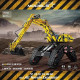 moc rc crawler all terrain truck excavator bricks toy 17018 moc rc crawler all terrain truck excavator bricks toy 17018