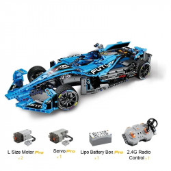 moc rc extreme super racing car bricks toys kids 64004