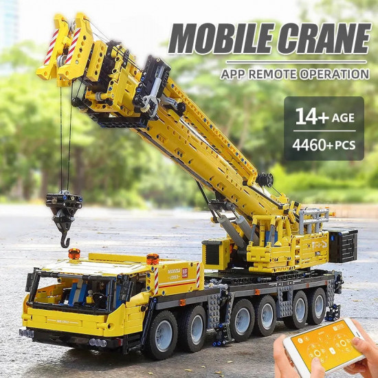 moc rc gmk heavy mobile crane truck bricks toy 17013h moc rc gmk heavy mobile crane truck bricks toy 17013h