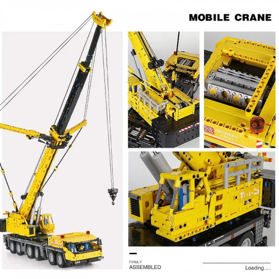 moc rc gmk heavy mobile crane truck bricks toy 17013h moc rc gmk heavy mobile crane truck bricks toy 17013h