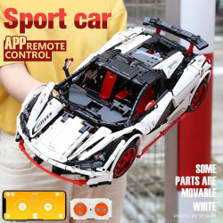 moc rc motorized icarus supercar racing cars bricks toy 13067