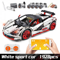 moc rc motorized icarus supercar racing cars bricks toy 13067