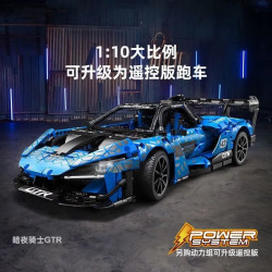 moc rc motorized mclaren senna gtr racing car bricks toy