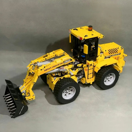 moc rc motorized wheel front loader bulldozer bricks toy moc rc motorized wheel front loader bulldozer bricks toy