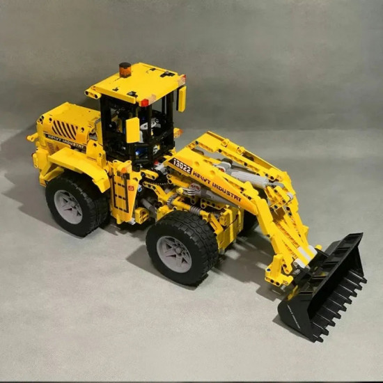 moc rc motorized wheel front loader bulldozer bricks toy moc rc motorized wheel front loader bulldozer bricks toy