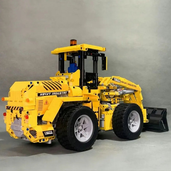 moc rc motorized wheel front loader bulldozer bricks toy moc rc motorized wheel front loader bulldozer bricks toy