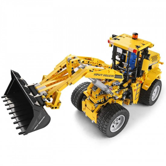 moc rc motorized wheel front loader bulldozer bricks toy moc rc motorized wheel front loader bulldozer bricks toy
