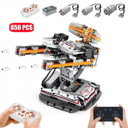 moc rc star revenge anti-aircraft gun bricks toy