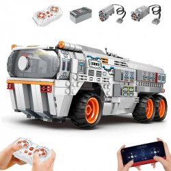 moc rc star revenge crew carrier truck bricks toys