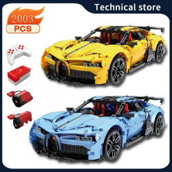 moc rc super sports racing car bricks toy t5027b