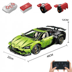 moc rc supercar sports racing car bricks toy t5028